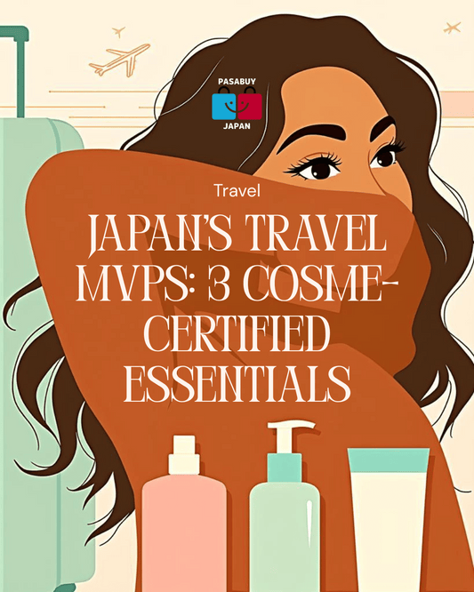 Japan's Travel MVPs: 3 CosMe-Certified J-Beauty Essentials for On-the-Go Radiance