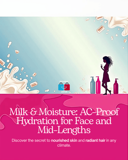 Milk & Moisture: AC‑Proof Hydration for Face and Mid‑Lengths