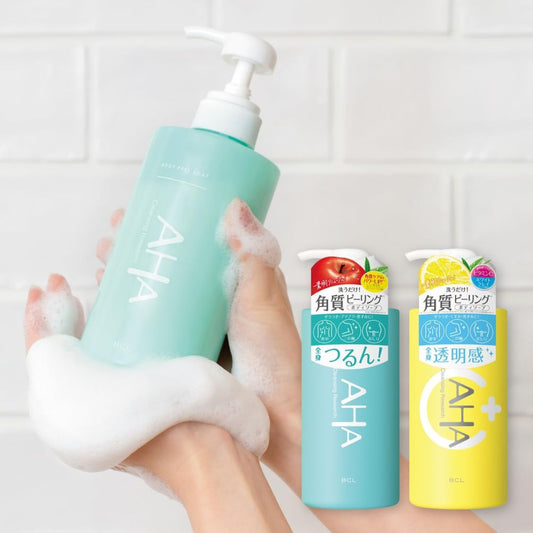 AHA Cleansing Research Body Peeling Soap: Unlock Radiant Skin from Japan