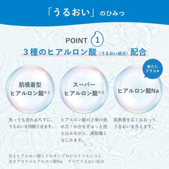 HADALABO Gokujun Premium Hyaluronic Foam Facial Cleanser Set 530g
