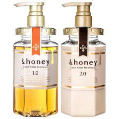 &HONEY Deep Moist Hair Shampoo & Treatment Set 440ml