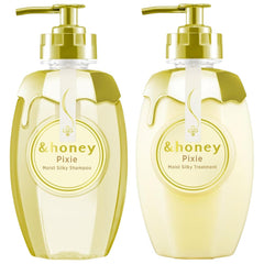 &HONEY Pixie Moist Silky Shampoo & Treatment Set 440ml