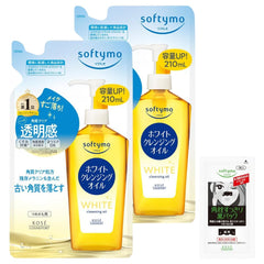SOFTYMO White Cleansing Oil Refill for Eyelash Extensions Set 420ml