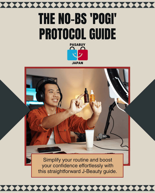 The No-BS 'Pogi' Protocol: A 3-Step J-Beauty Guide for the Filipino Man Who Hates Fuss