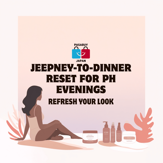 Jeepney-to-Dinner Reset: Pore-Calming, Hair-Smoothing, and Face-Freshening for PH Evenings
