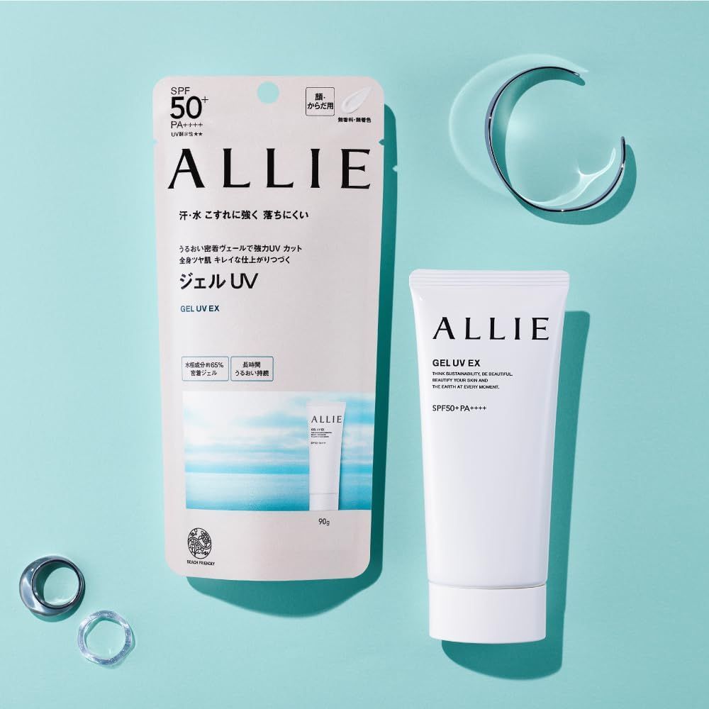 ALLIE Chrono Beauty Gel UV EX SPF50 PA++ 90g +FREE