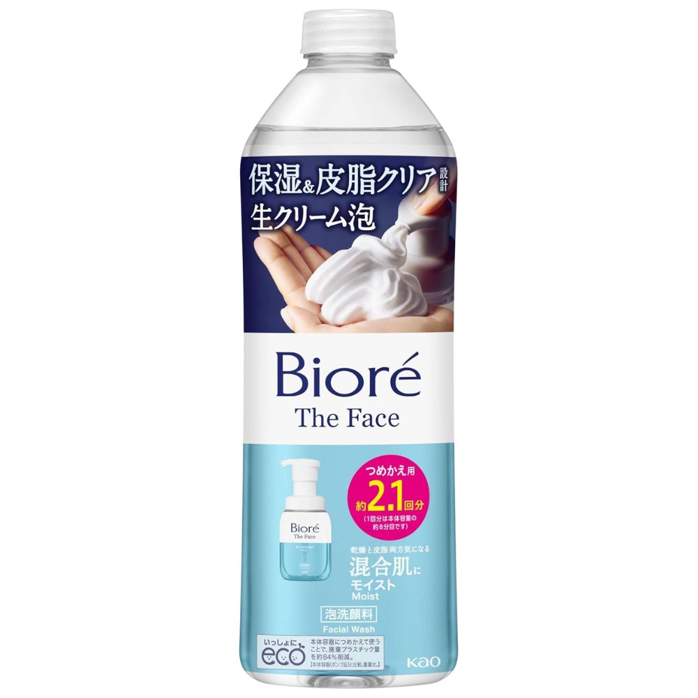 BIORÉ THE FACE Facial Foam Cleanser Refill 340ml - Floral Sabon Scent