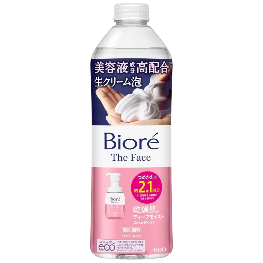 BIORÉ THE FACE Facial Foam Cleanser Refill 340ml - White Sabon Scent