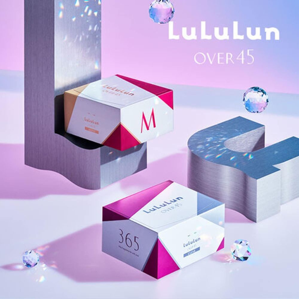 LULULUN Over45 Iris Blue Face Mask 7 Sheets