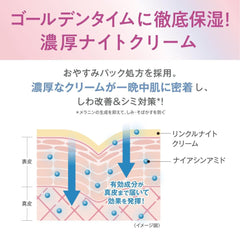 SANA Nameraka Honpo Wrinkle Night Cream White 50g