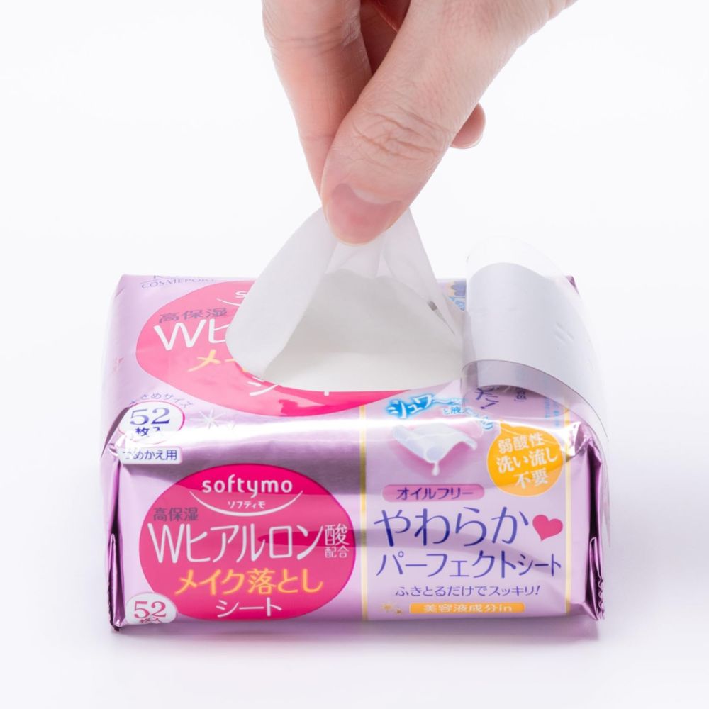 SOFTYMO Makeup Remover Sheets 52pcs - 2 Packs